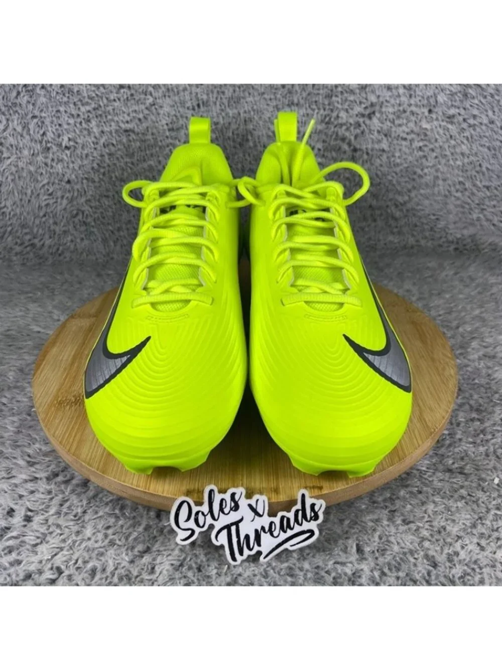 Nike Vapor Edge 4.1 NFL Combine Football Size 10.5 Men Volt Silver IQ5164-700